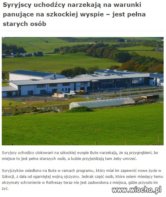 Wyspa jest pełna starszych osob
