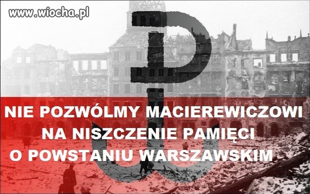Maciarewicz ponownie chce zrobic wiochę 