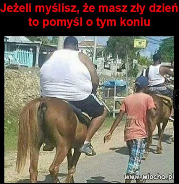 Zły dzień.