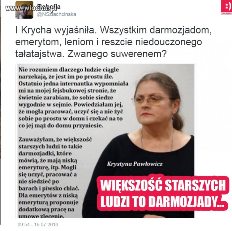 Takie tam przemyślenia "profesor" Pawłowicz