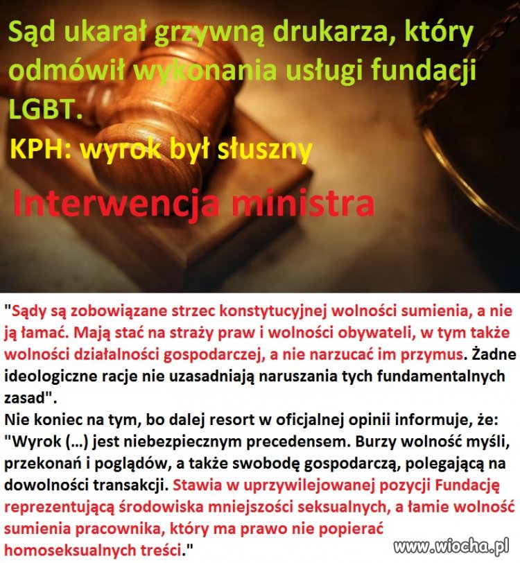 MEGA WIOCHA dla sądu