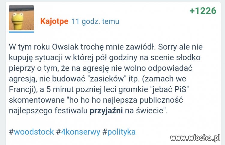 Mowa miłości jak religia pokoju  