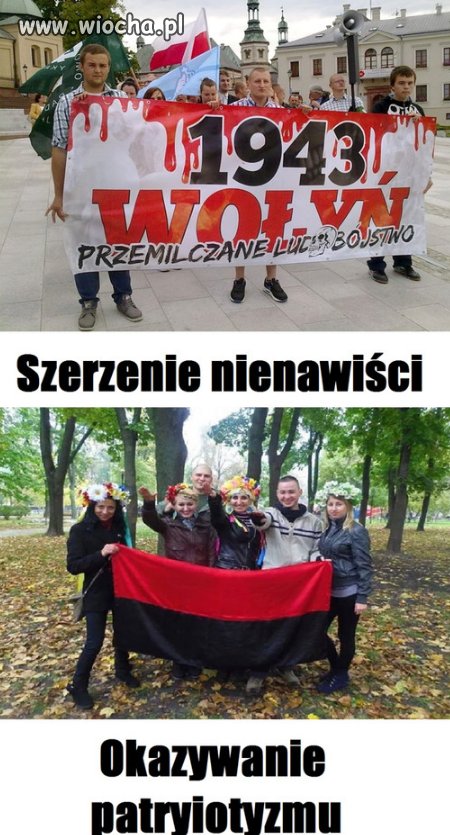 Polscy faszyści kontra ukraińscy patrioci.