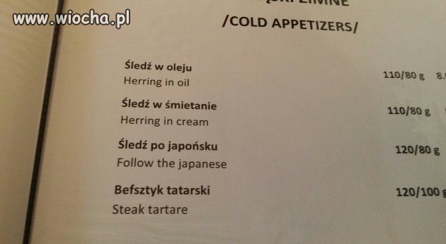 Śledź po japońsku