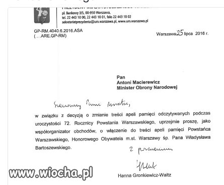 Ciekawe co odpowie pan minister 