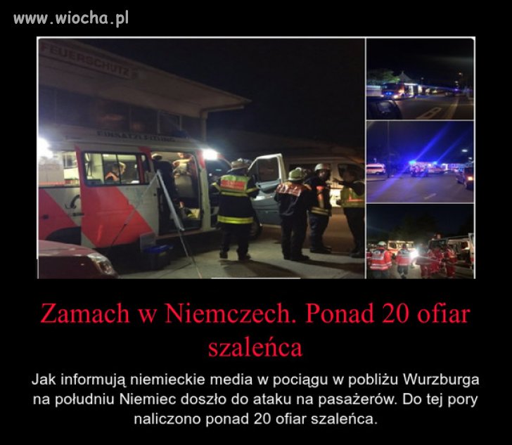 Zaatakował siekierą krzycząc: allah jest wielki