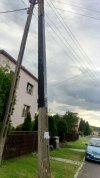 Wzmocnione słupy firmy Tauron