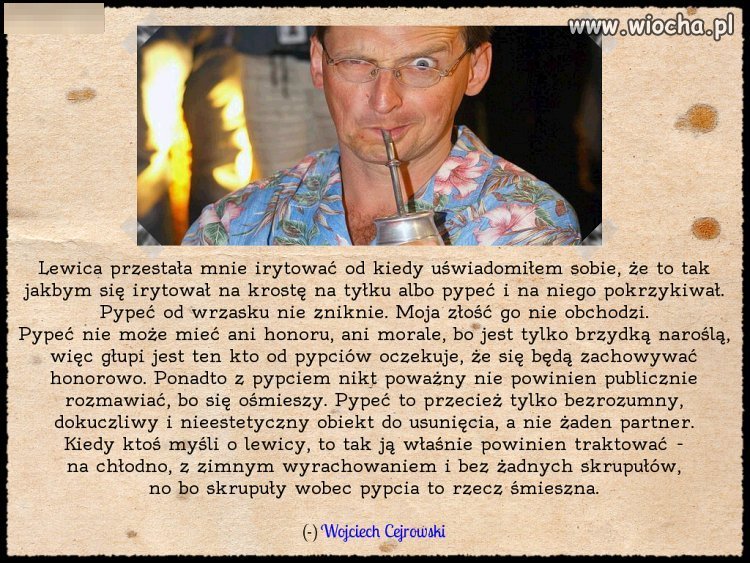 Lewica jest jak pypeć