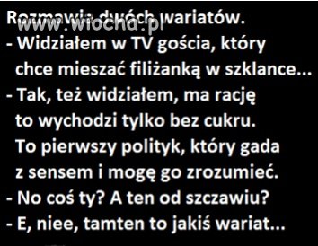 Swój - swojego zrozumie 