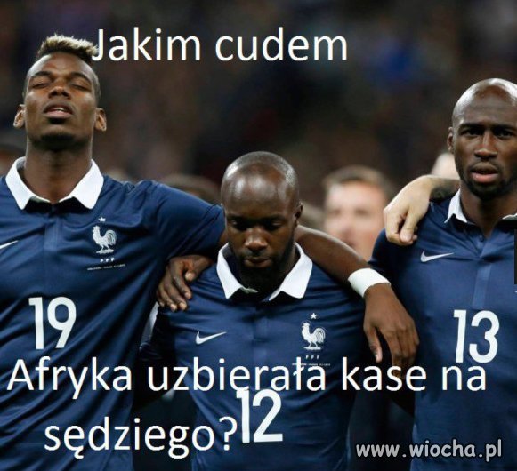 W nawiązaniu do meczu z Niemcami.