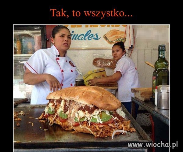 I do tego dietetyczną colę proszę.