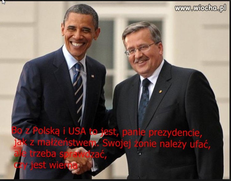 Dobrze ,że dziś nie musimy się wstydzić