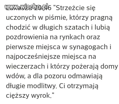 Przestroga przed