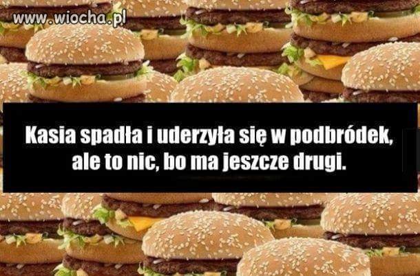 Kasia spadła 