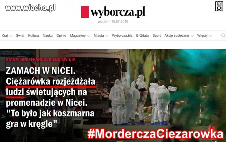 "A w Orlando to pistolet zabił kilkadziesiąt osób