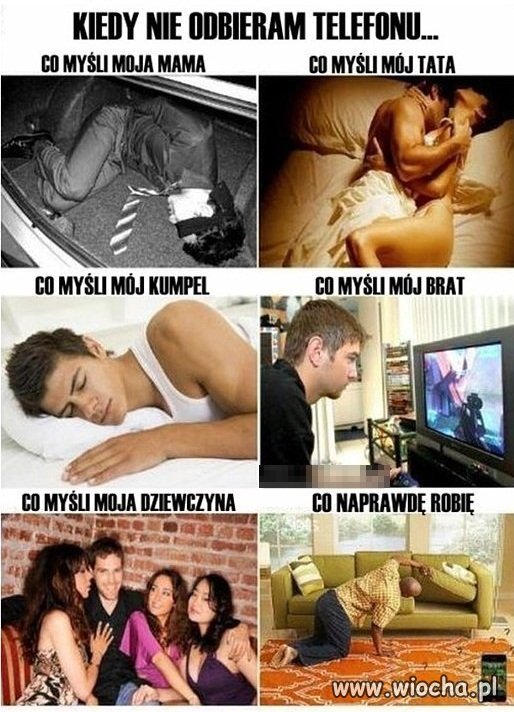Kiedy nie odbieram