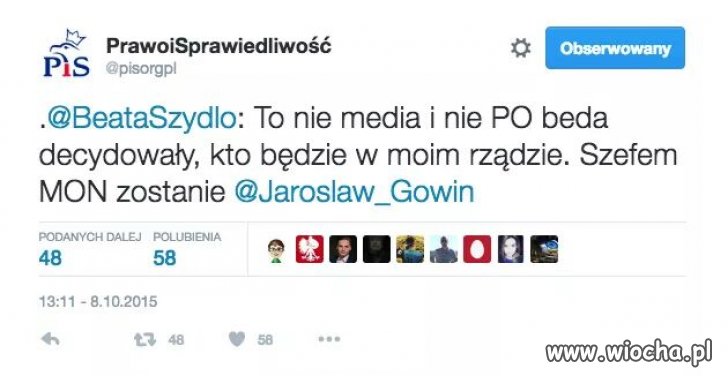Przepraszam kto???