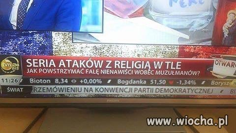 Seria ataków ? Na muzułmanów? 
