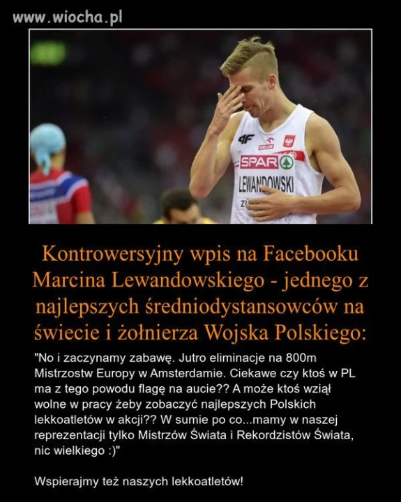 Dobrze napisał, są sporty w których Polacy są dużo