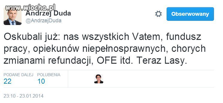 A za parę miesięcy "niezłomny"