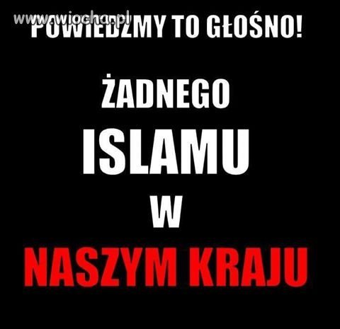 Ani Islamu ani innego Ścierwa!