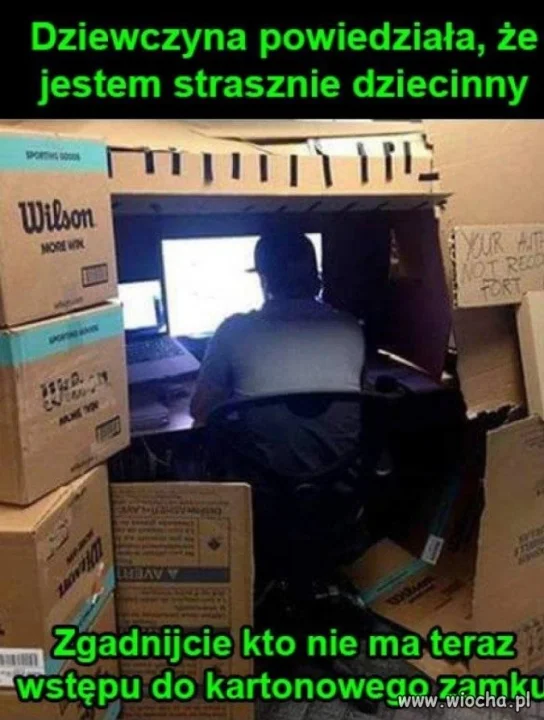 Kartonowy zamek
