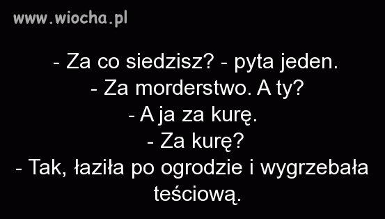 W celi siedzi dwóch skazanych