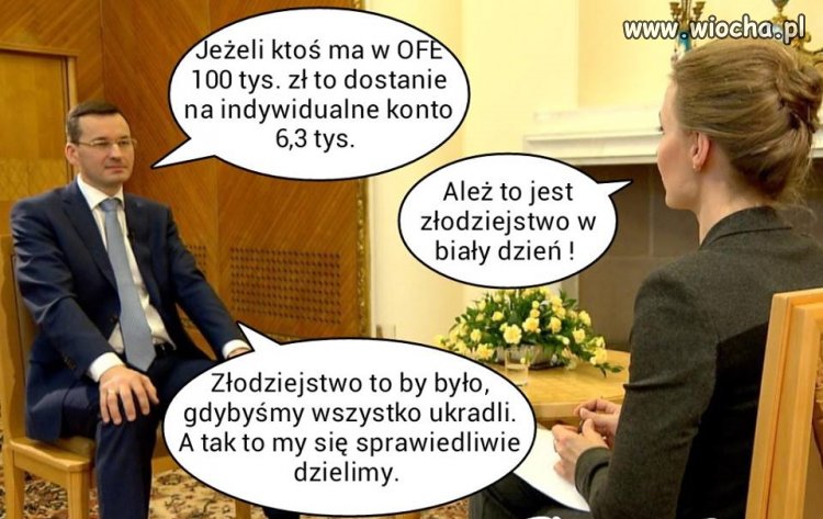 Tusk mógł przesunąć kasę z OFE do ZUSu bo to były 