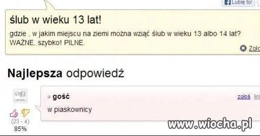 Pytanie i odpowiedź