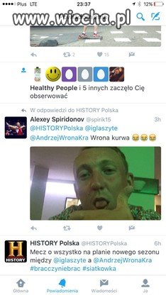Alexey Spiridonov po raz kolejny obraża Polaków