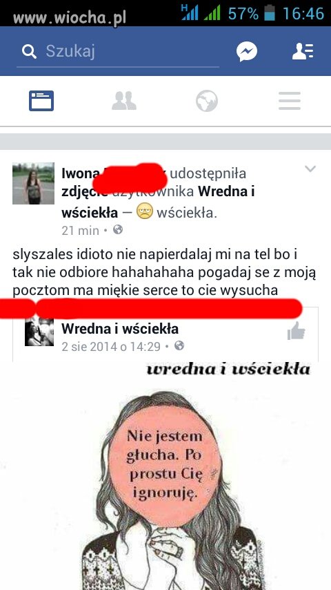 Wylewna analfabetka z Facebooka