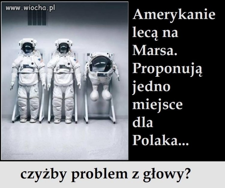 Amerykanie lecą na Marsa