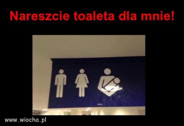 Takiej toalety jeszcze nie było.