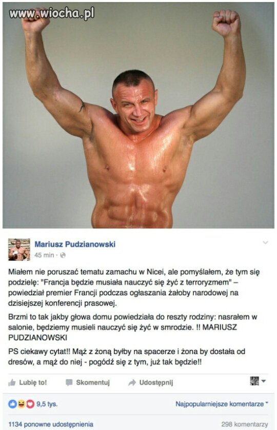 Miałem nie poruszać tematu zamachu, ale...