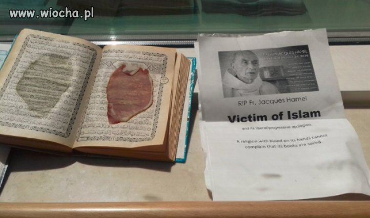 Plastry wieprzowiny w Koranie w szpitalu na Malcie