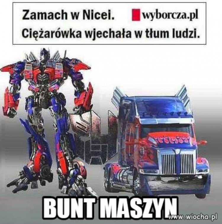 Z artykulu w wyborczej wynika ze ciezarowka sama 