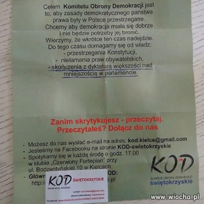 Istota demokracji według Kod 