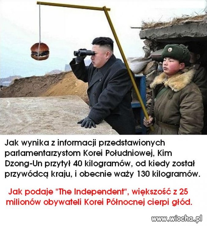Jedyny otyły człowiek w kraju ...