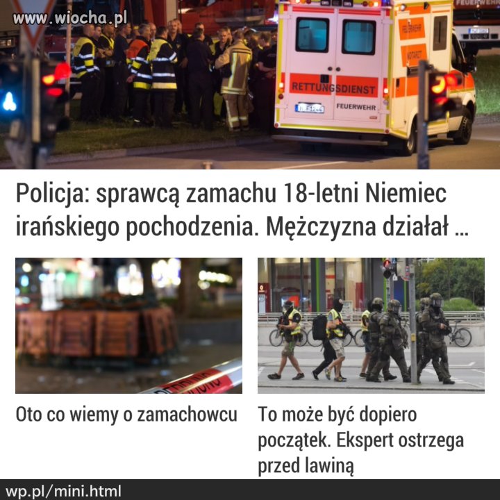 W Monachium mordował niemiec. 