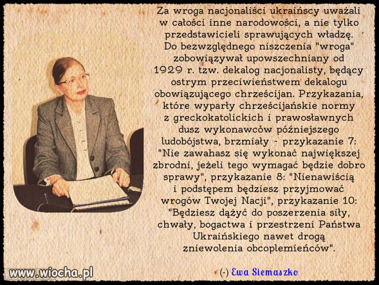 Parę słów prawdy o nacjonalistach ukraińskich