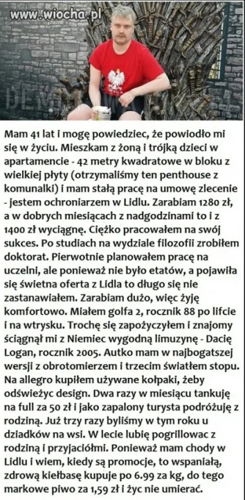 Nie każdy Polak ma tyle szczęścia 