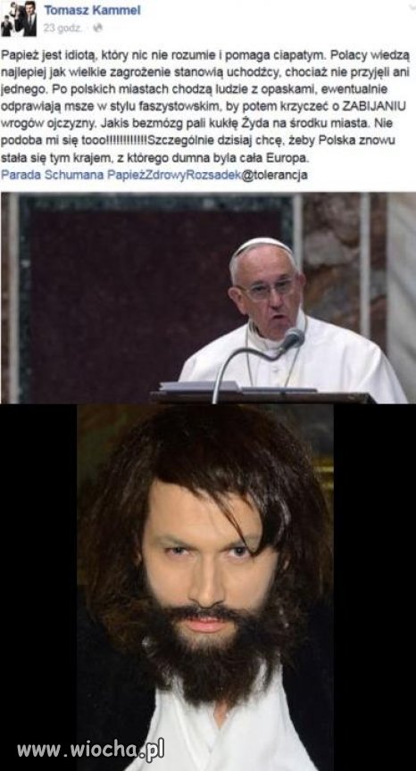 Tomcio taki mądry, otwarty.. Tomcio chce, żeby 