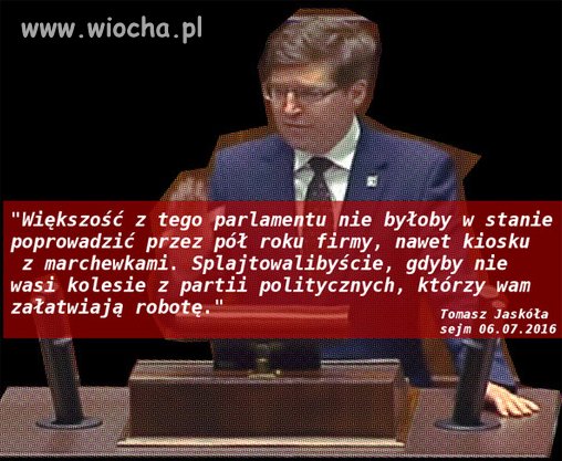 Polać mu.