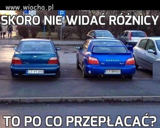 Skoro nie widać różnicy