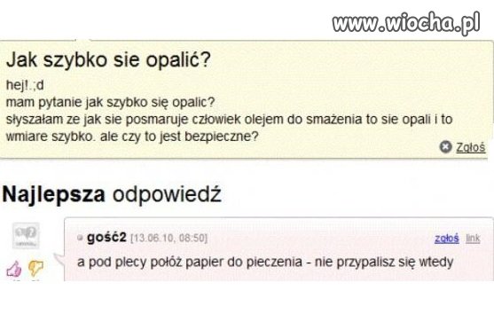 Jak szybko się opalić