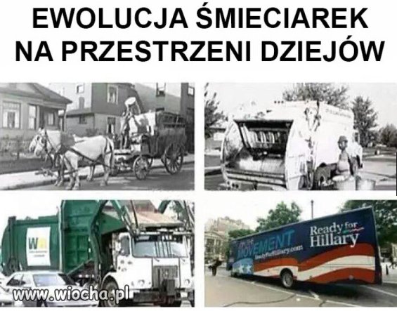 Śmieciarki.