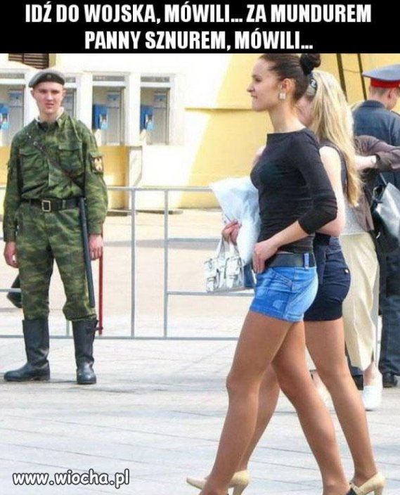Panny sznurem.