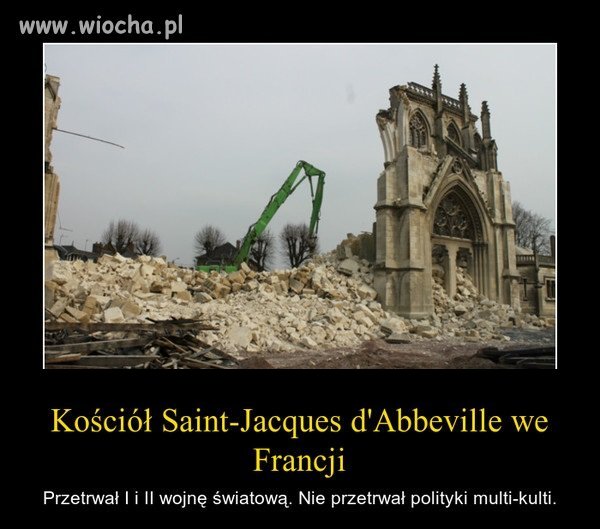 Francuski kalifat robi miejsce na nowy meczet.