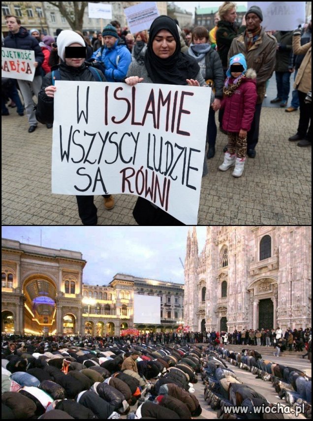 Równość w "religii pokoju"
