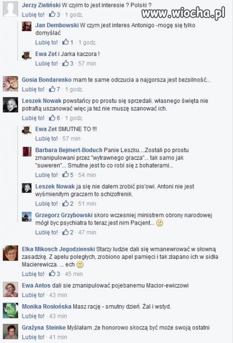 ''Powstańcy po prostu się sprzedali''